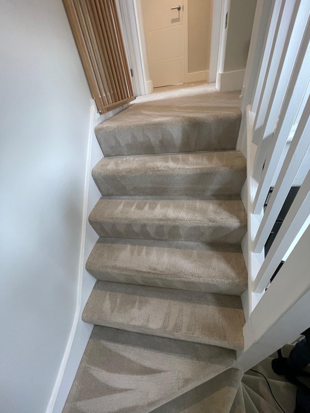 Stairs during cleaning (in-progress)